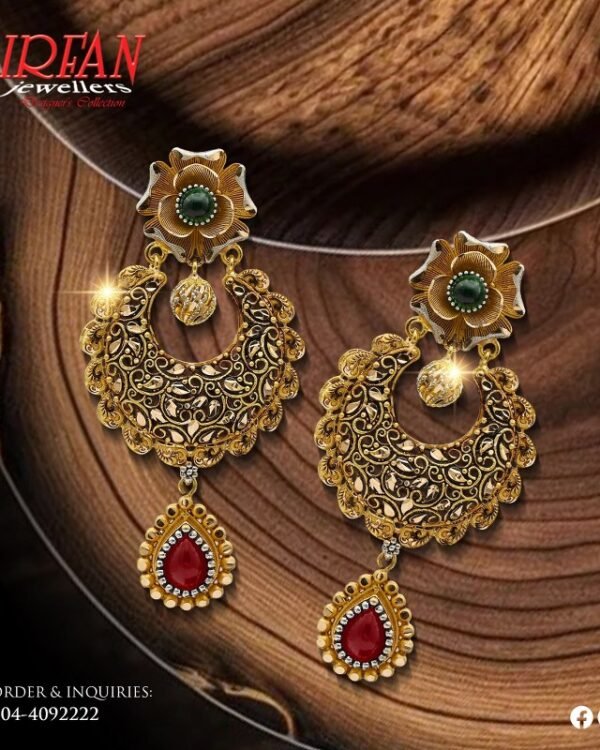Gold Earrings Design 261