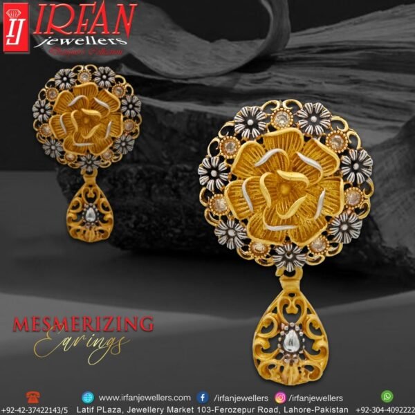 Gold Earrings Design 0235