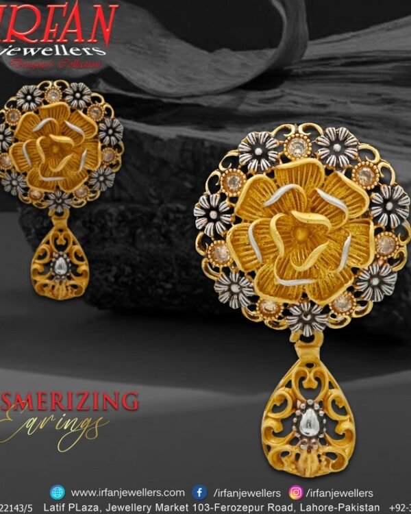 Gold Earrings Design 0235