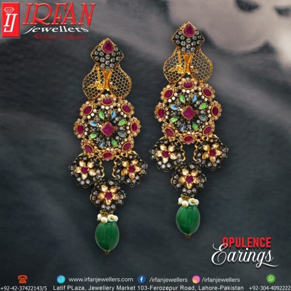 Gold Earrings Design 0237