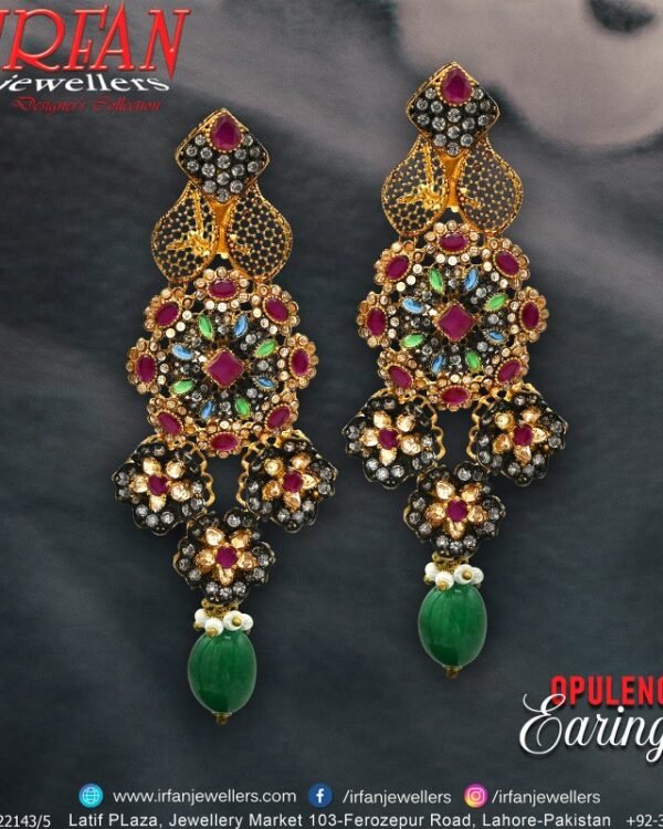 Gold Earrings Design 0237