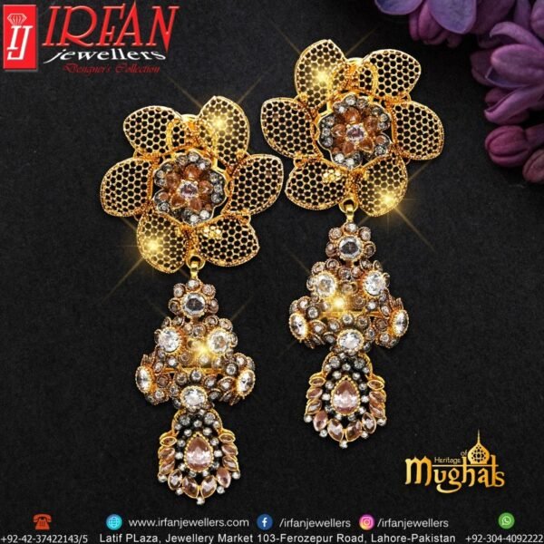 Gold Earrings Design 0240
