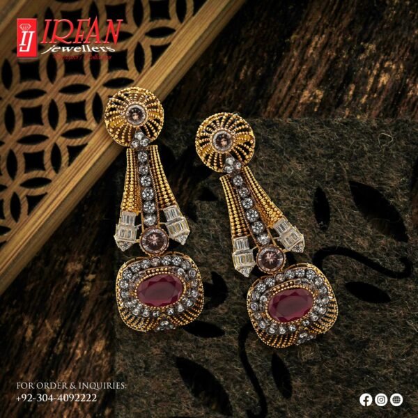 Gold Earrings Design 282