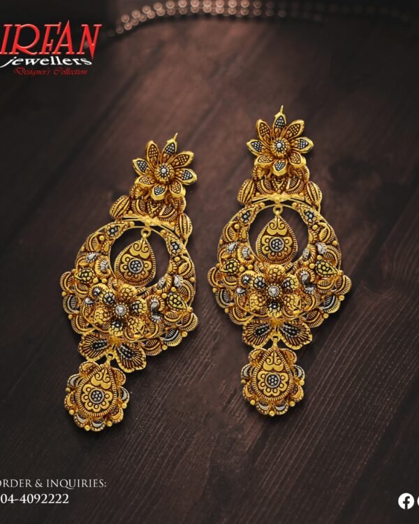 Gold Earrings Design 296