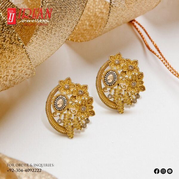 Gold Earrings Design 297