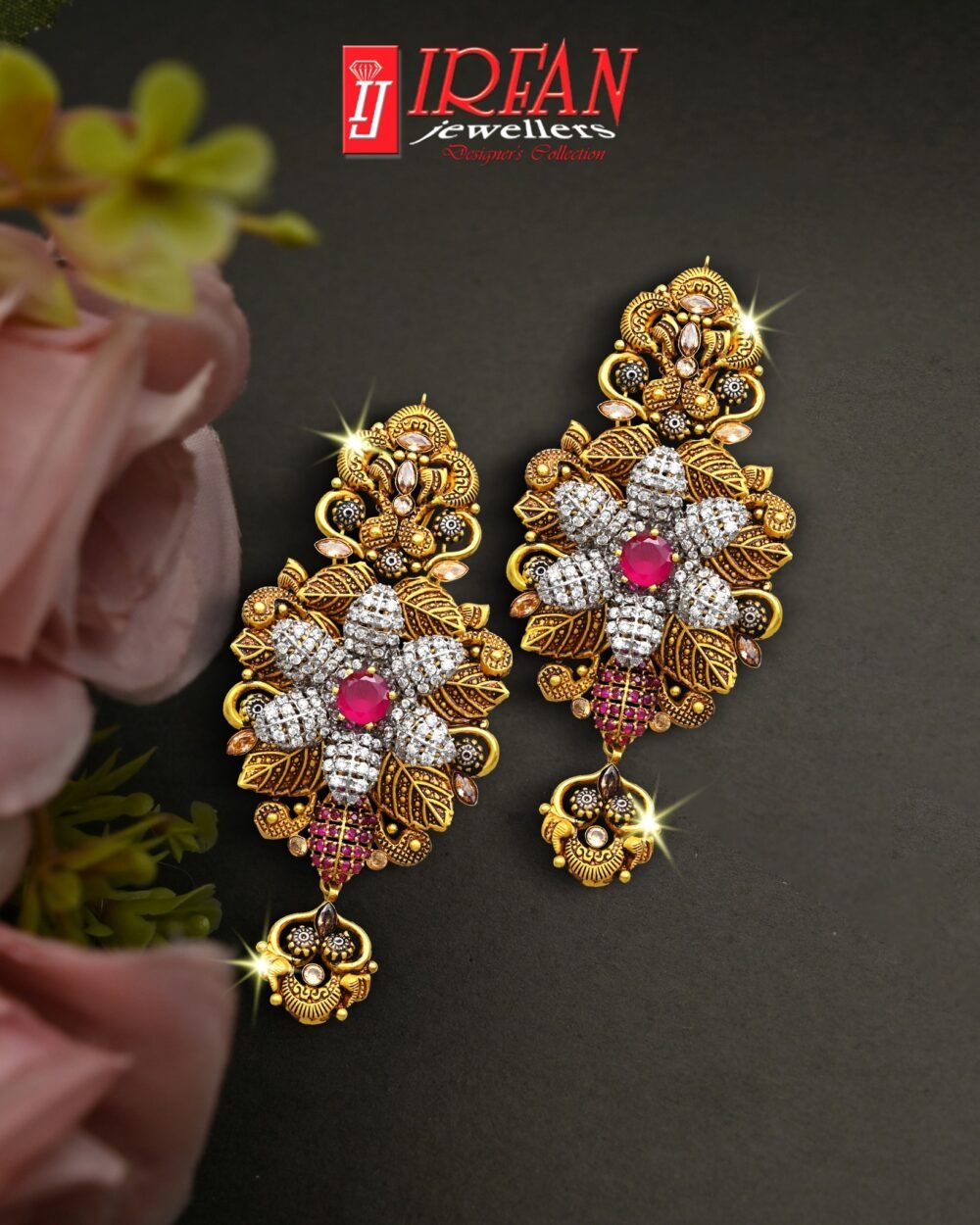 Gold Earrings Design