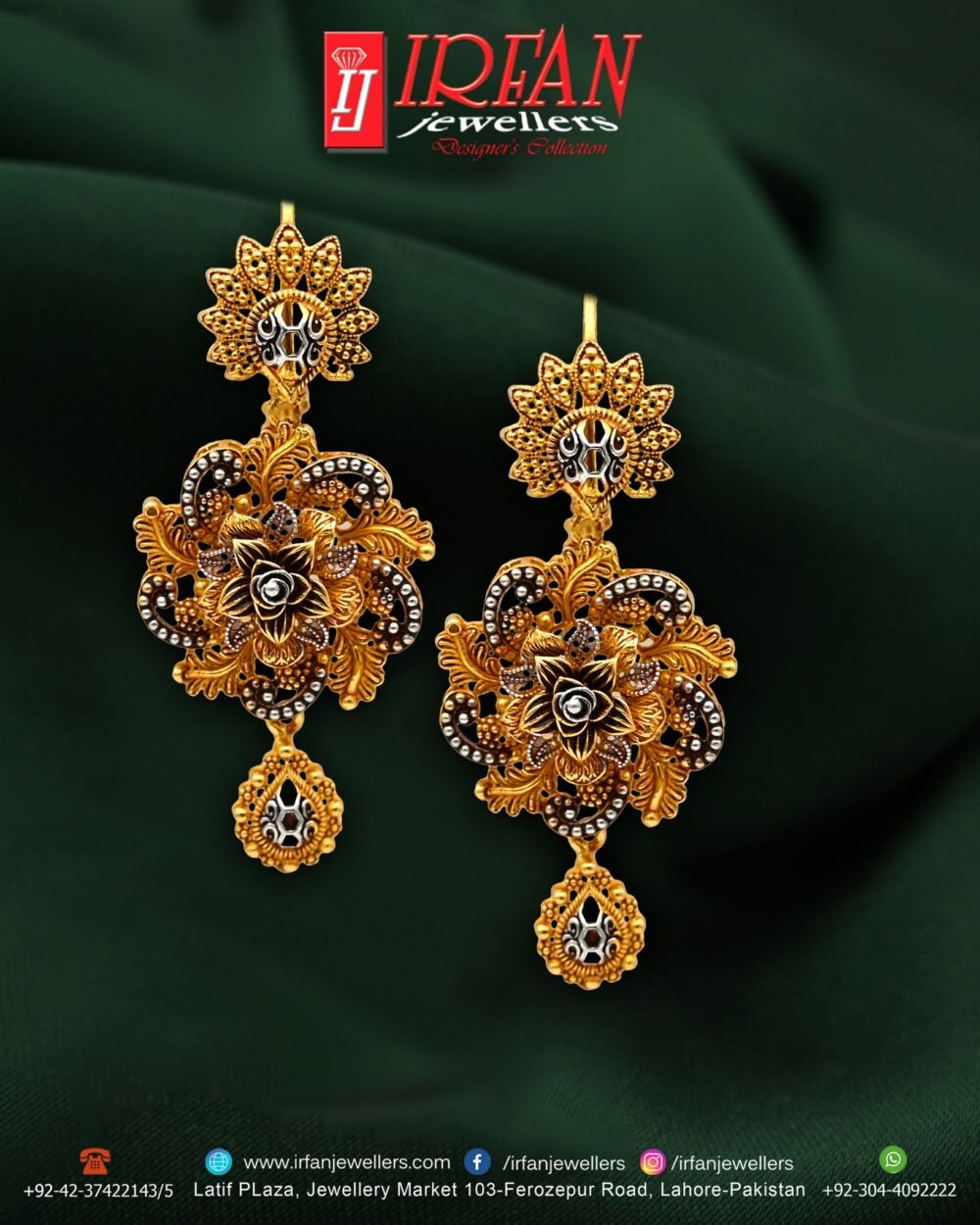 Gold Earrings Design