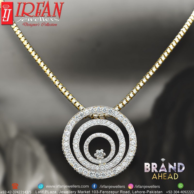 Gold Locket Bangle Design for women in Lahore