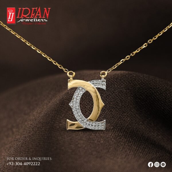 Gold Locket Design 003