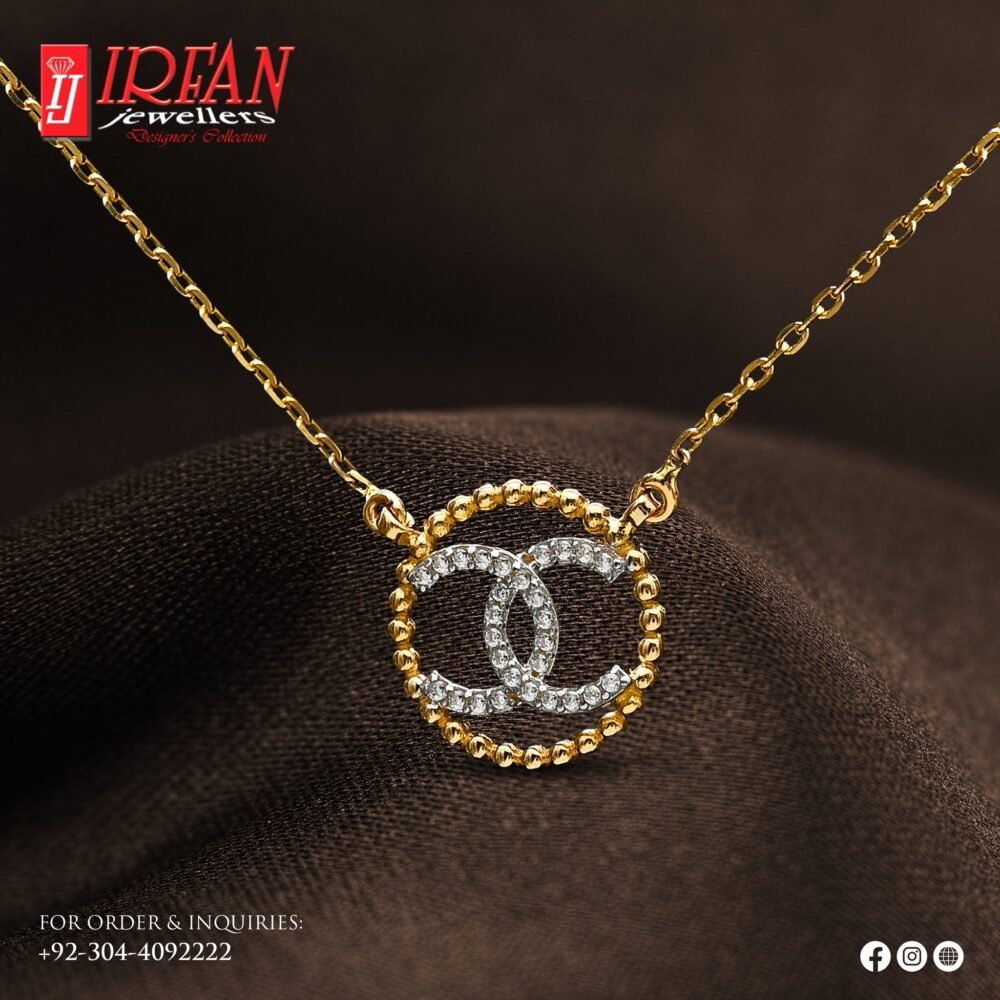 Gold Locket Design 004