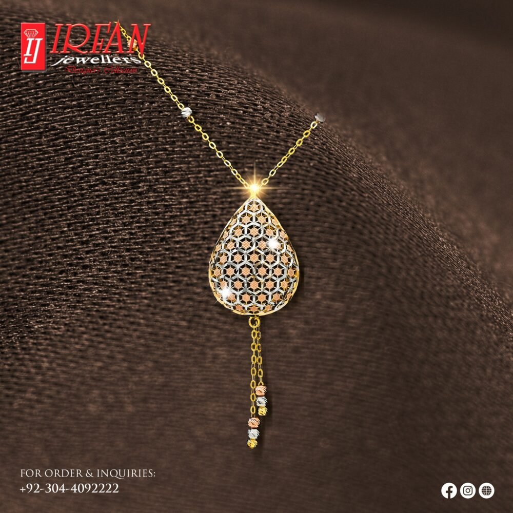 Gold Locket Design 006