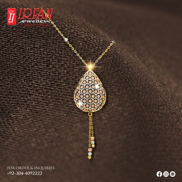 Gold Locket Design 006