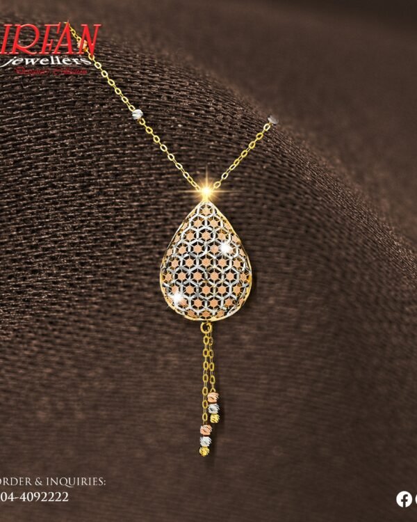 Gold Locket Design 006
