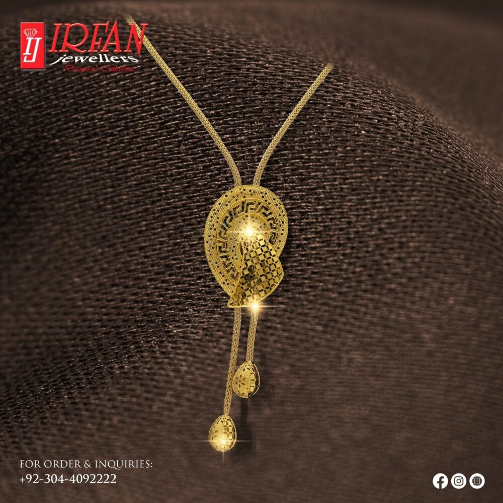 Gold Locket Design 007