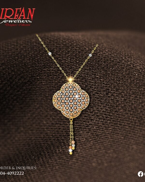 Gold Locket Design 008