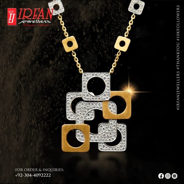 Gold Locket Design 009
