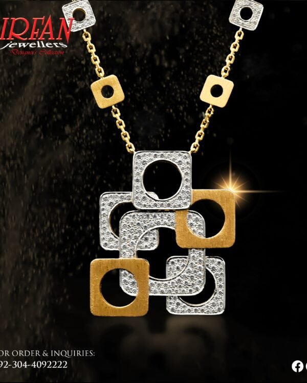 Gold Locket Design 009