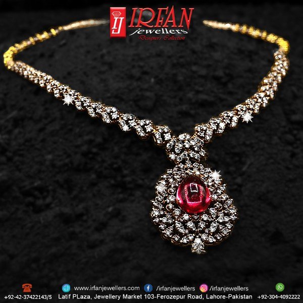Gold Necklace Design 0082