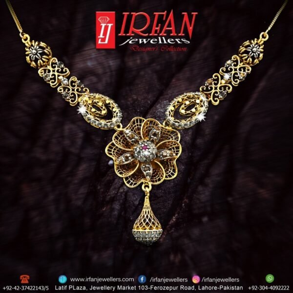 Gold Necklace Design 0092