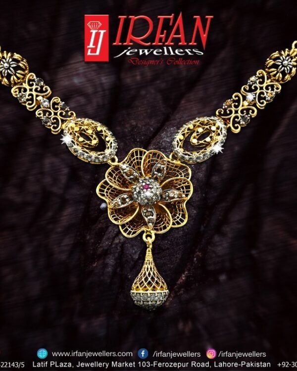 Gold Necklace Design 0092