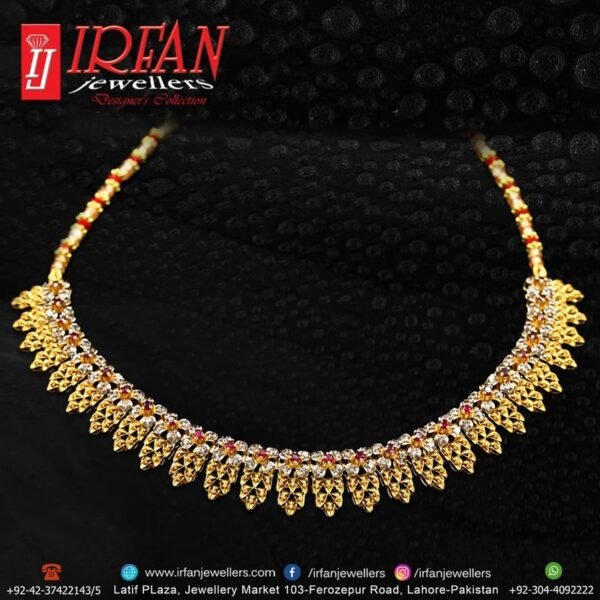 Gold Necklace Design 0093