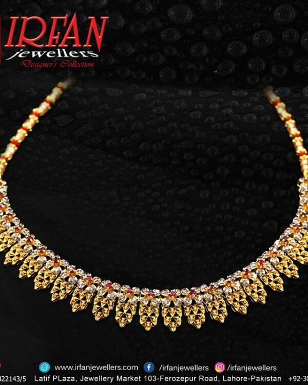 Gold Necklace Design 0093