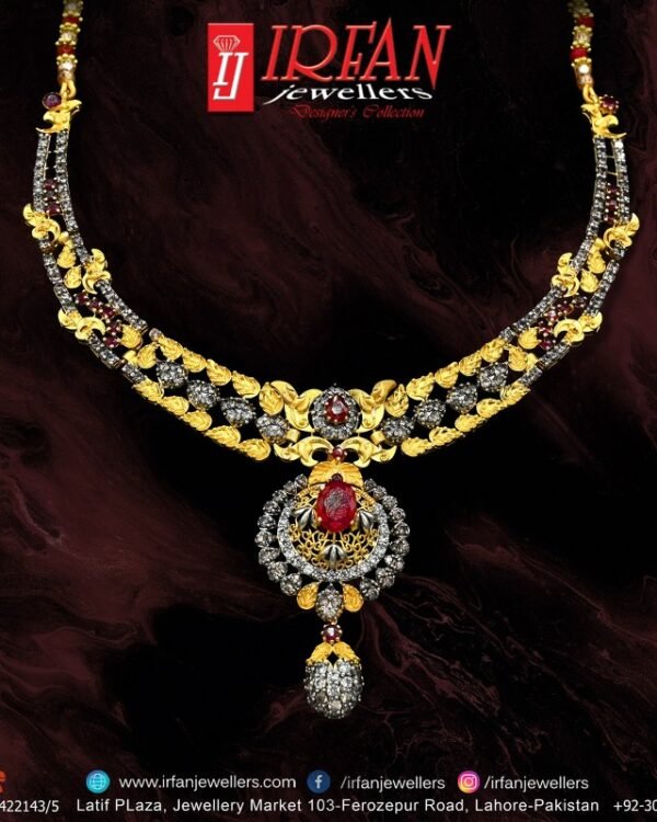 Gold Necklace Design 0094