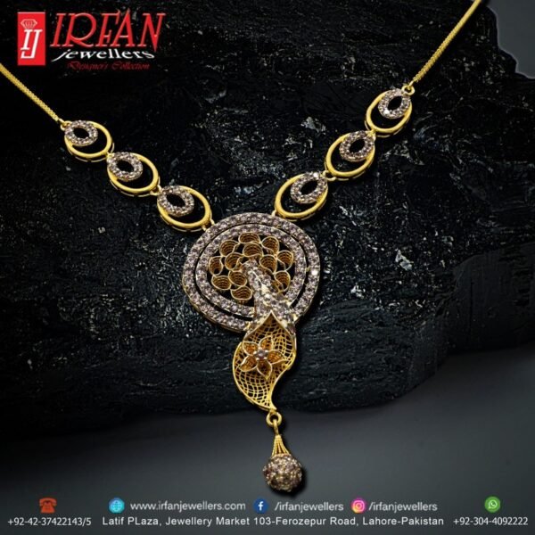 Gold Necklace Design 0095