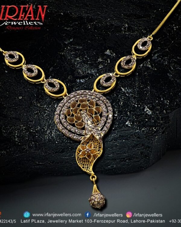 Gold Necklace Design 0095