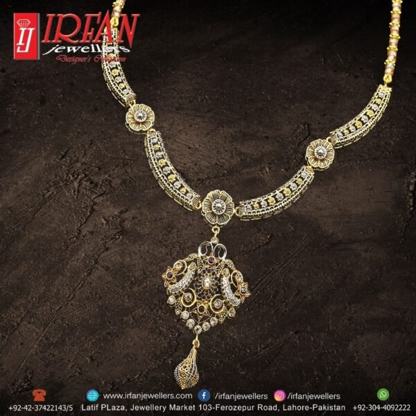 Gold Necklace Design 0096