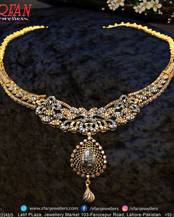Gold Necklace Design 0098