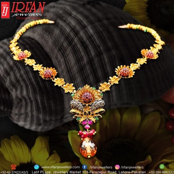 Gold Necklace Design 0099