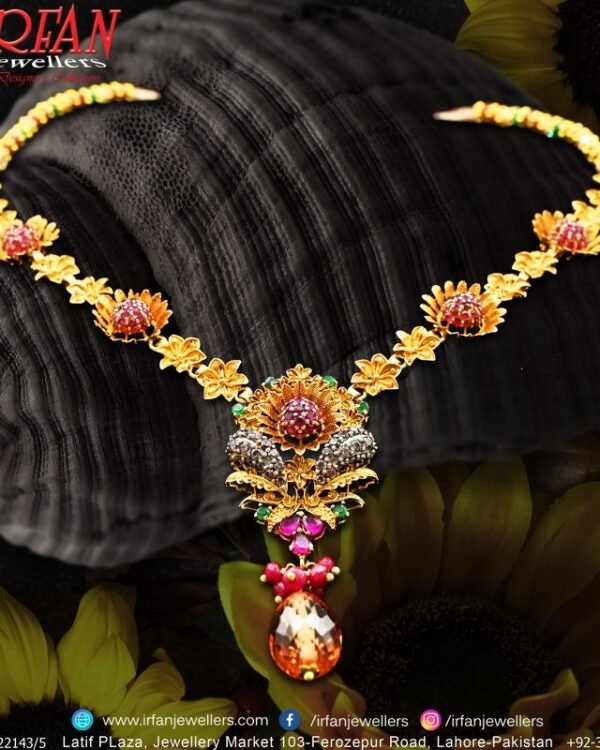 Gold Necklace Design 0099