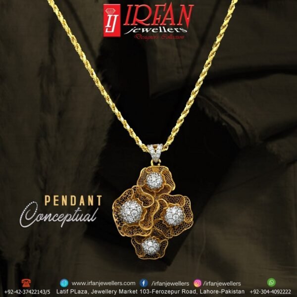Gold Pendant Design 0039