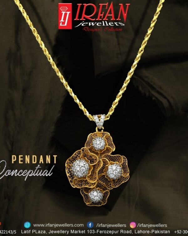 Gold Pendant Design 0039