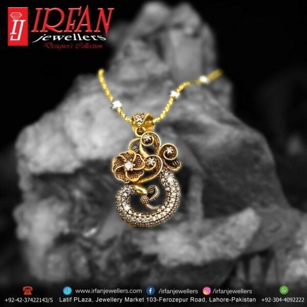 Gold Pendant Design 0040