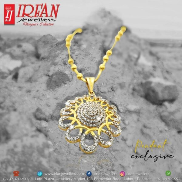 Gold Pendant Design 0043