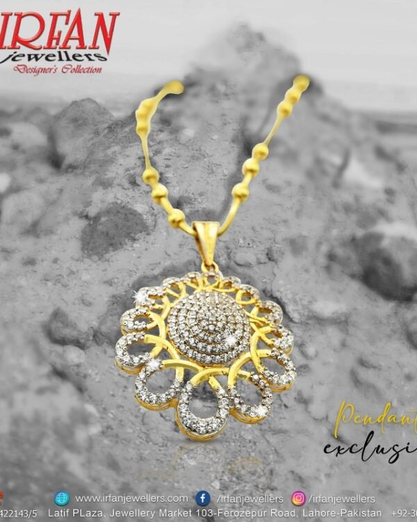 Gold Pendant Design 0043