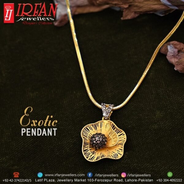 Gold Pendant Design 0045