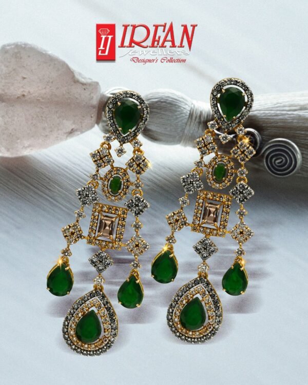 Gold Earrings Design 374